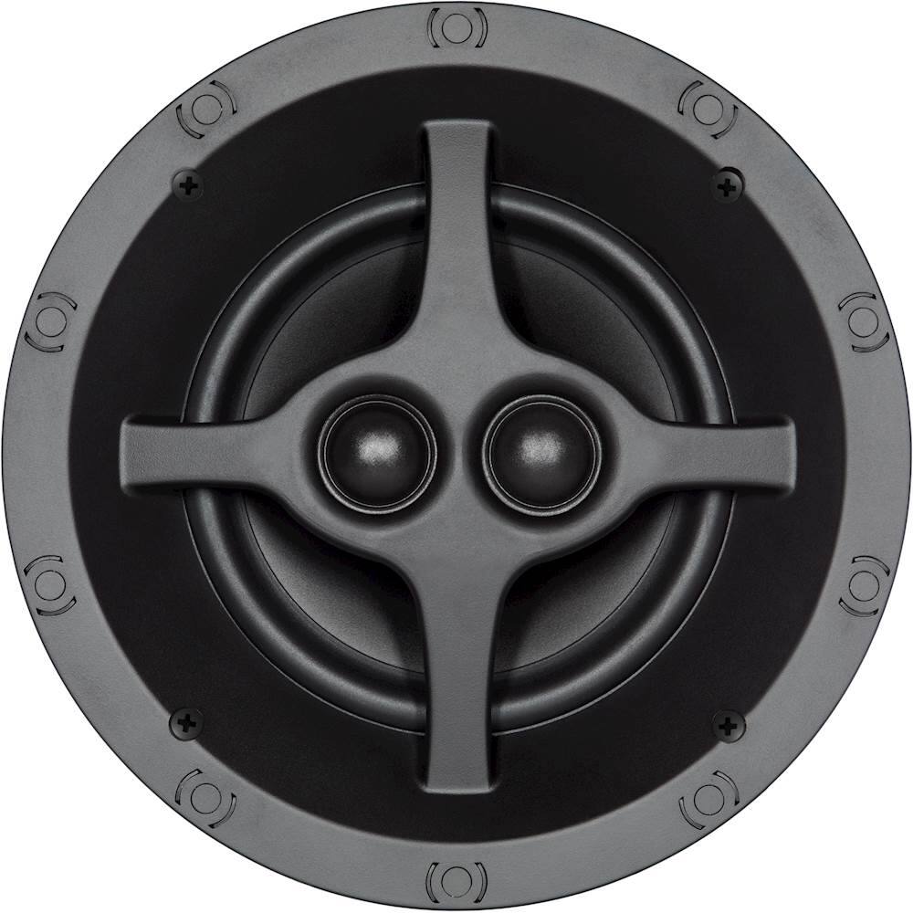 Angle. Sonance - C6R SST SINGLE SPEAKER - C Series 6-1/2" Single Stereo 2-Way In-Ceiling Speaker (Each) - Paintable White.