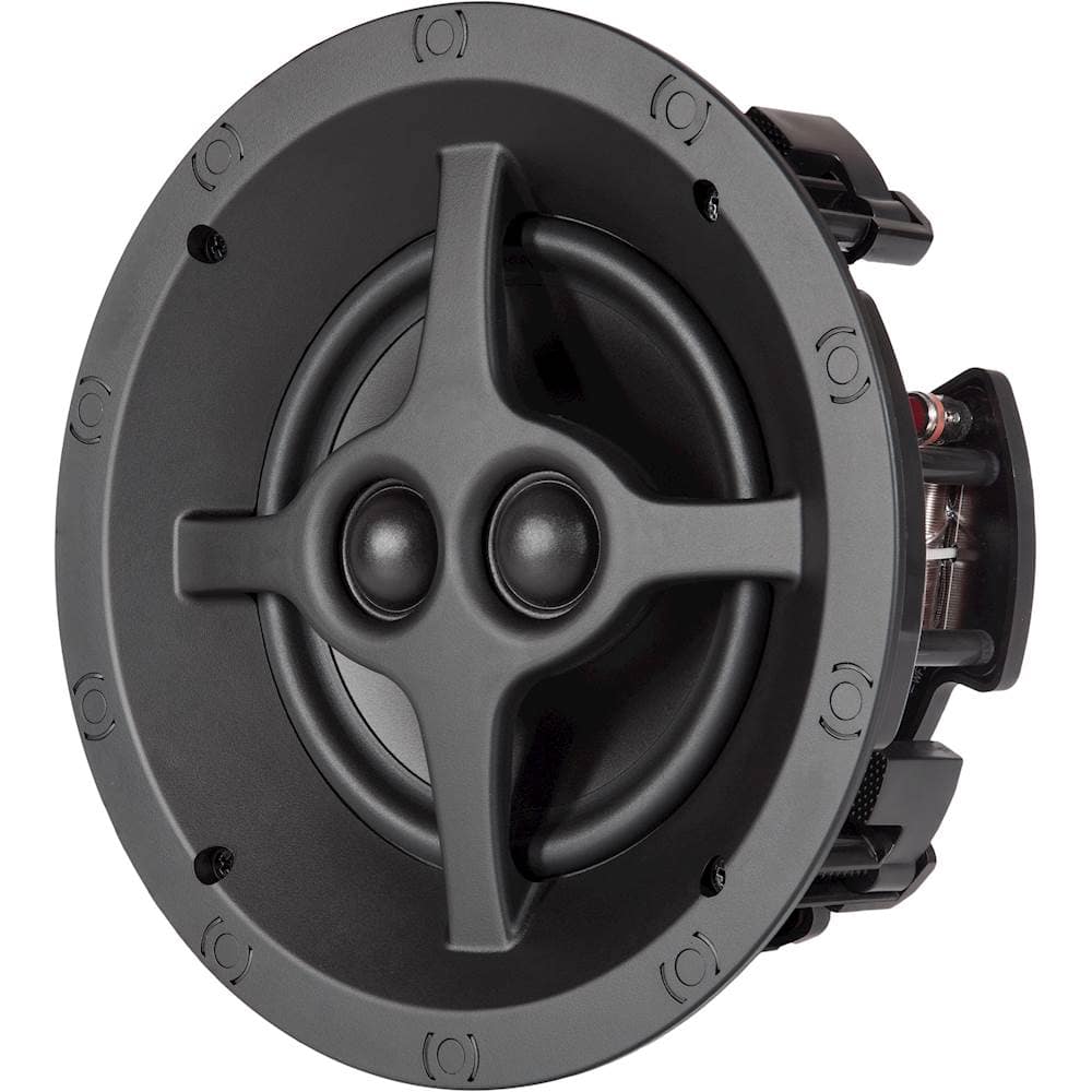 Left. Sonance - C6R SST SINGLE SPEAKER - C Series 6-1/2" Single Stereo 2-Way In-Ceiling Speaker (Each) - Paintable White.