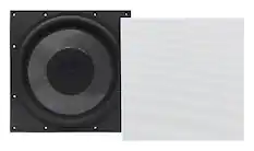 Front. Sonance - R12SUB - Reference 12" Passive In-Wall Subwoofer (Each) - Paintable White.