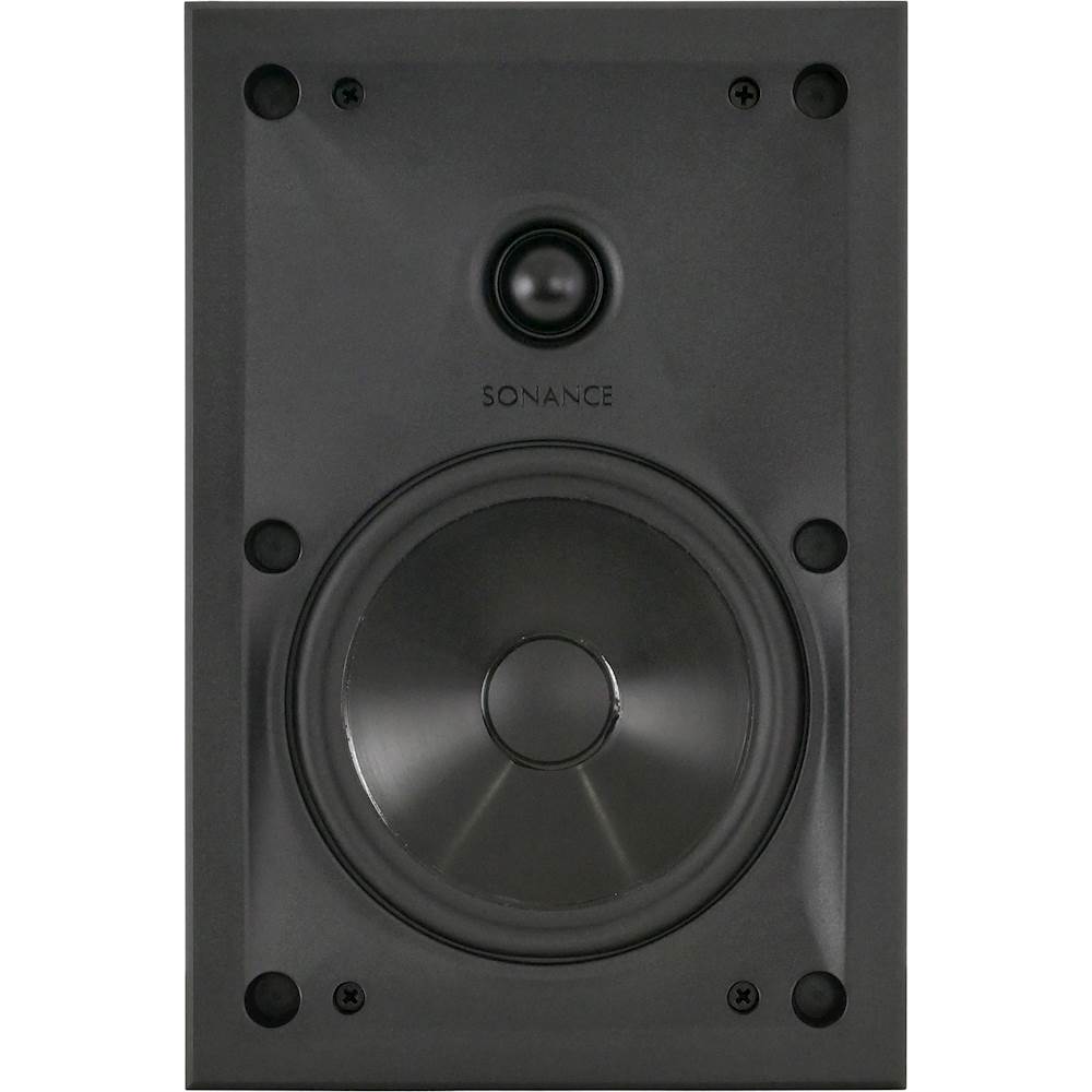 Angle View: Sonance - VPXT6 RECTANGLE - Visual Performance Extreme 6-1/2" 2-Way In-Wall Rectangle Speakers (Pair) - Paintable White