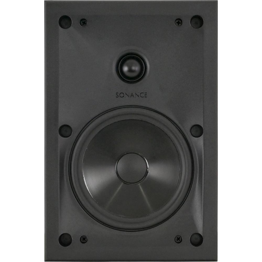 Angle. Sonance - VPXT6 RECTANGLE - Visual Performance Extreme 6-1/2" 2-Way In-Wall Rectangle Speakers (Pair) - Paintable White.