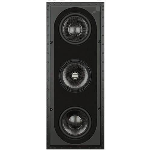 Angle. Sonance - R1 REFERENCE RECTANGLE SINGLE SPEAKER - Reference 5-1/4" 3-Way In-Wall Rectangle Speaker (Each) - Paintable White.