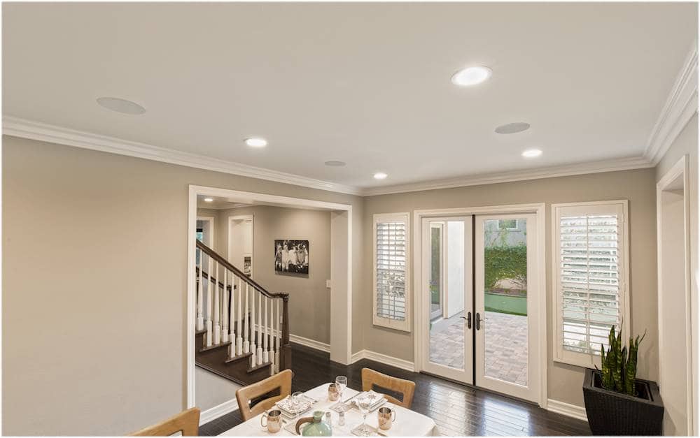 Alt View 14. Sonance - C6R - C Series 6-1/2" 2-Way In-Ceiling Speakers (Pair) - Paintable White.