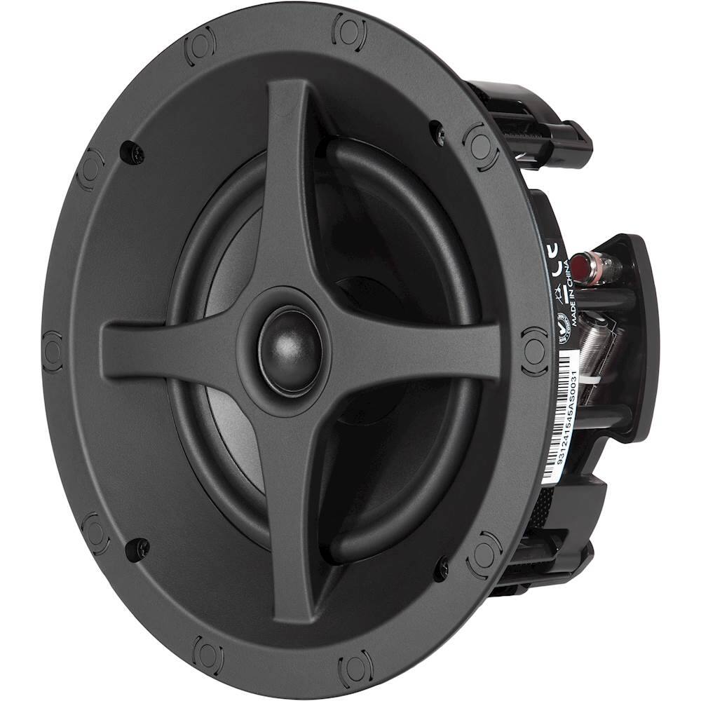 Left. Sonance - C6R - C Series 6-1/2" 2-Way In-Ceiling Speakers (Pair) - Paintable White.