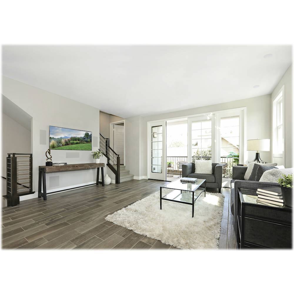 Alt View 14. Sonance - R1SUR SINGLE SPEAKER - Reference 5-1/4" 3-Way In-Wall Rectangle Speaker (Each) - Paintable White.