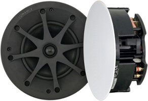 Sonance - VPXT6R - Visual Performance Extreme  Outdoor 6-1/2" 2-Way In-Ceiling Speakers (Pair) - Paintable White - Front_Zoom