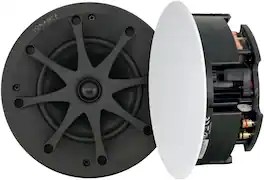 Sonance - VPXT6R - Visual Performance Extreme Outdoor 6-1/2" 2-Way In-Ceiling Speakers (Pair) - Paintable White