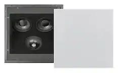 Front. Sonance - R1C SINGLE SPEAKER - Reference 5-1/4" 3-Way In-Ceiling Speaker (Each) - Paintable White.