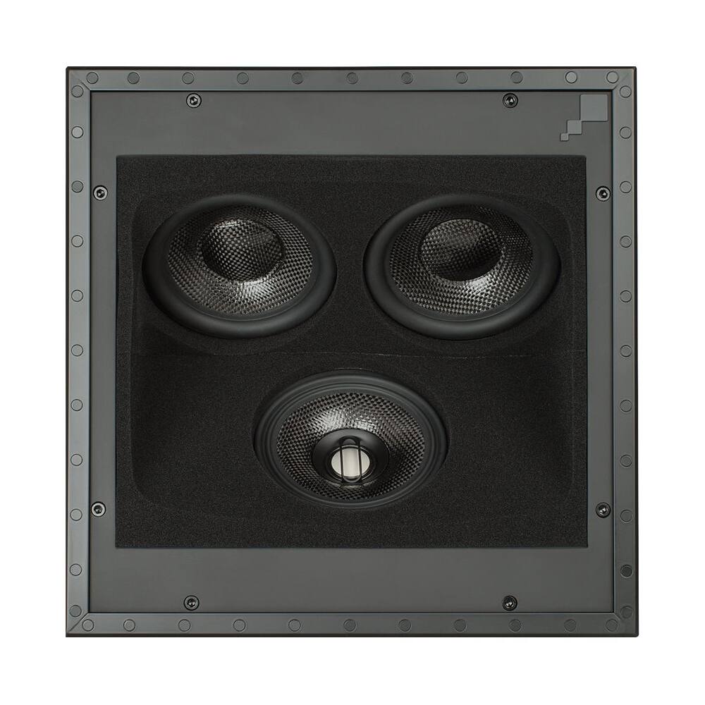 Angle. Sonance - R1C SINGLE SPEAKER - Reference 5-1/4" 3-Way In Ceiling Speaker (Each) - Paintable White.