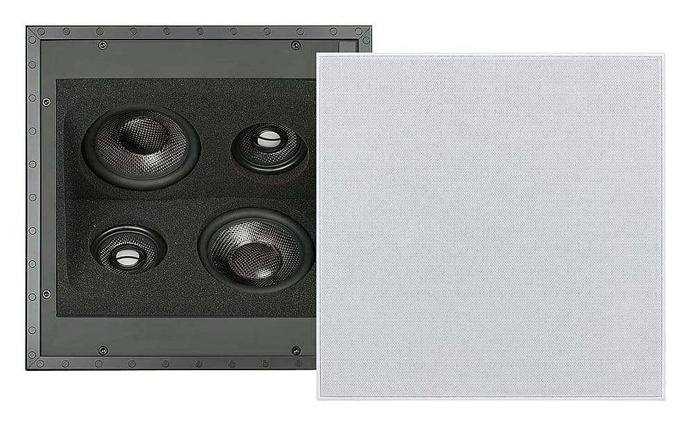 Sonance - R1C SUR SINGLE SPEAKER - Reference 5-1/4" Surround 3-Way In Ceiling Speaker (Each) - Paintable White - Front_Zoom