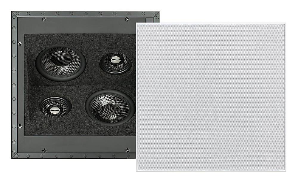 Front. Sonance - R1C SUR SINGLE SPEAKER - Reference 5-1/4" Surround 3-Way In-Ceiling Speaker (Each) - Paintable White.