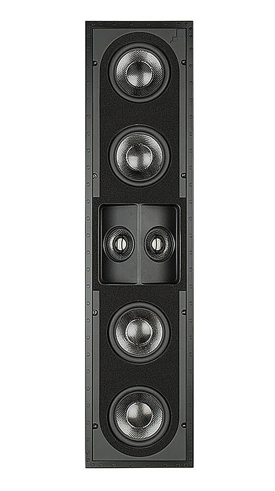 Angle. Sonance - R2SUR SINGLE SPEAKER - Reference 5-1/4" 3-Way In-Wall Rectangle Speaker (Each) - Paintable White.