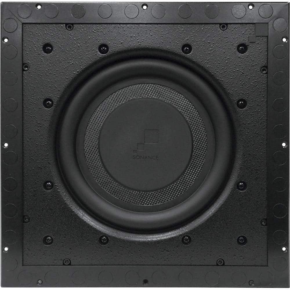 Angle. Sonance - VPSUB - Visual Performance 10" Passive In-Wall Subwoofer (Each) - Paintable White.