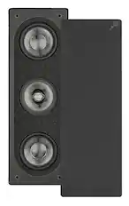 Front. Sonance - R1CAB SINGLE SPEAKER - Reference 5-1/4" 3-Way Cabinet Speaker (Each) - Black.