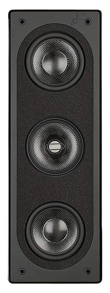Angle. Sonance - R1CAB SINGLE SPEAKER - Reference 5-1/4" 3-Way Cabinet Speaker (Each) - Black.