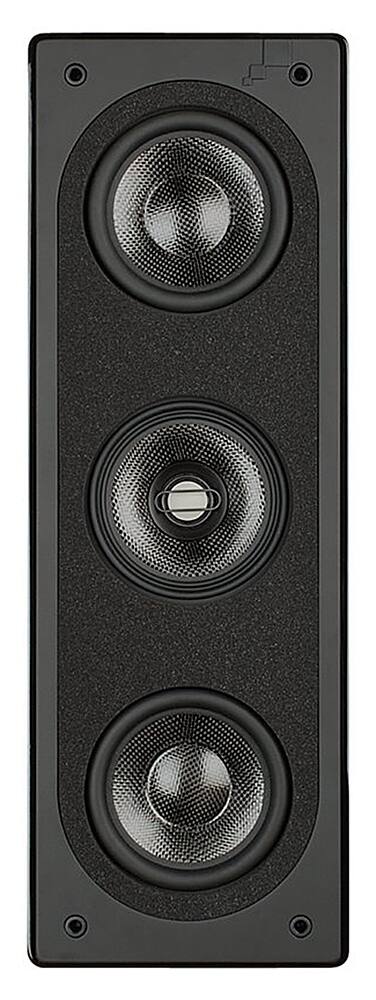 Angle. Sonance - R1CAB SINGLE SPEAKER - Reference 5-1/4" 3-Way Cabinet Speaker (Each) - Black.
