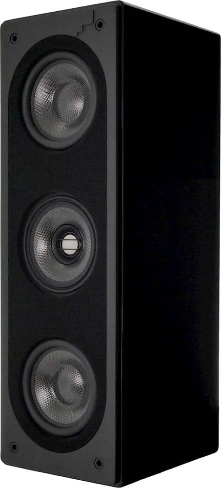 Left. Sonance - R1CAB SINGLE SPEAKER - Reference 5-1/4" 3-Way Cabinet Speaker (Each) - Black.
