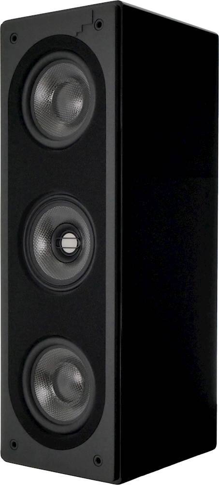 Left. Sonance - R1CAB SINGLE SPEAKER - Reference 5-1/4" 3-Way Cabinet Speaker (Each) - Black.