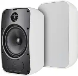 Sonance - MARINER 64 - Mariner 6-1/2" 2-Way Outdoor Surface Mount Speakers (Pair) - Paintable White