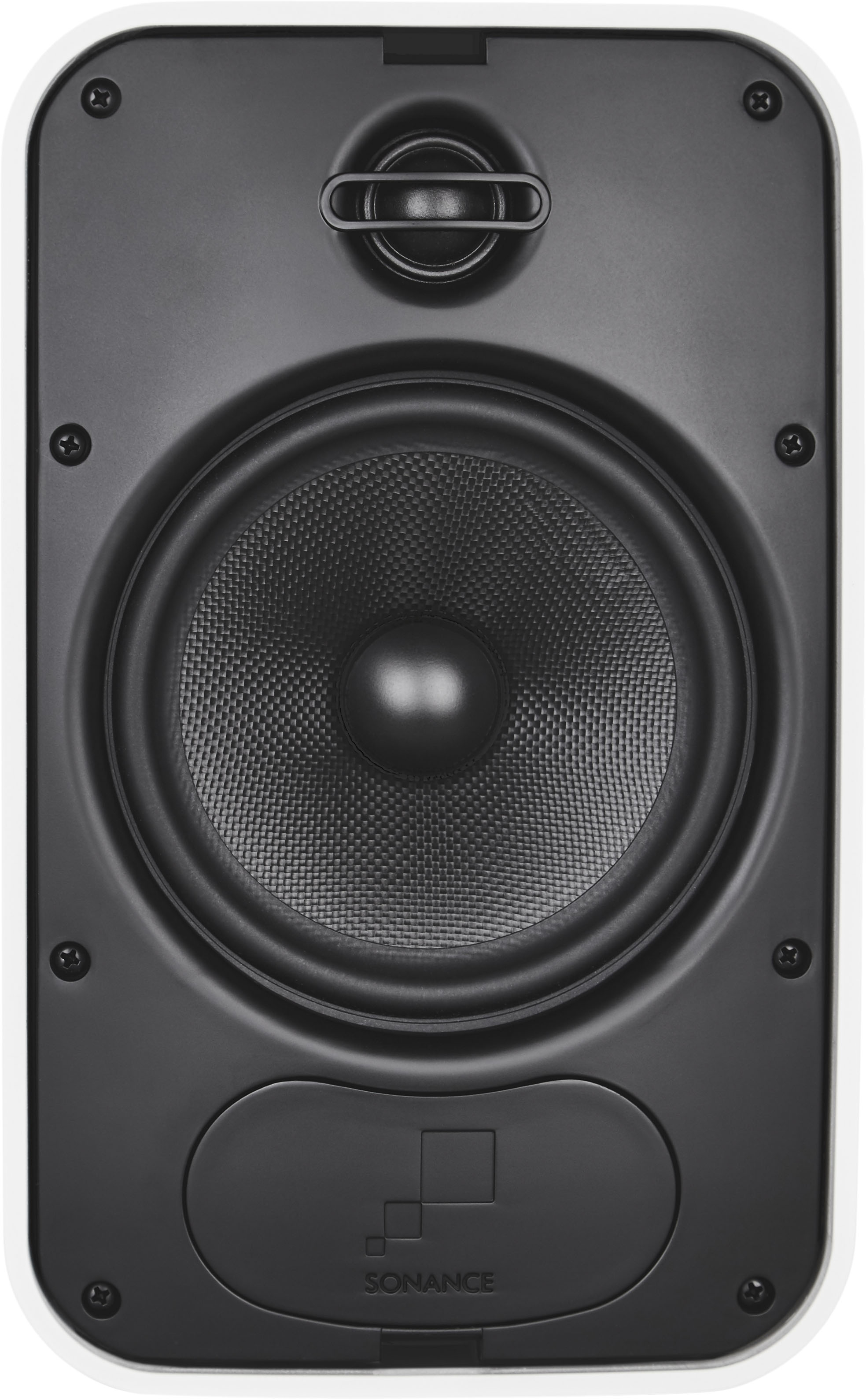 Angle View: Sonance - MARINER 64 WHITE - Mariner 6-1/2" 2-Way Outdoor Surface Mount Speakers (Pair) - Paintable White