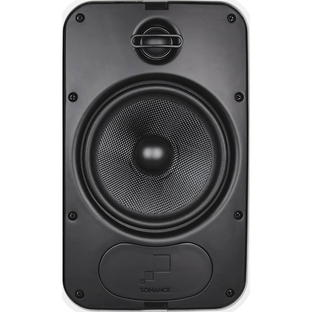 Angle. Sonance - MARINER 66 - Mariner Series 6-1/2" 2-Way Outdoor Surface Mount Speakers (Pair) - Paintable White.