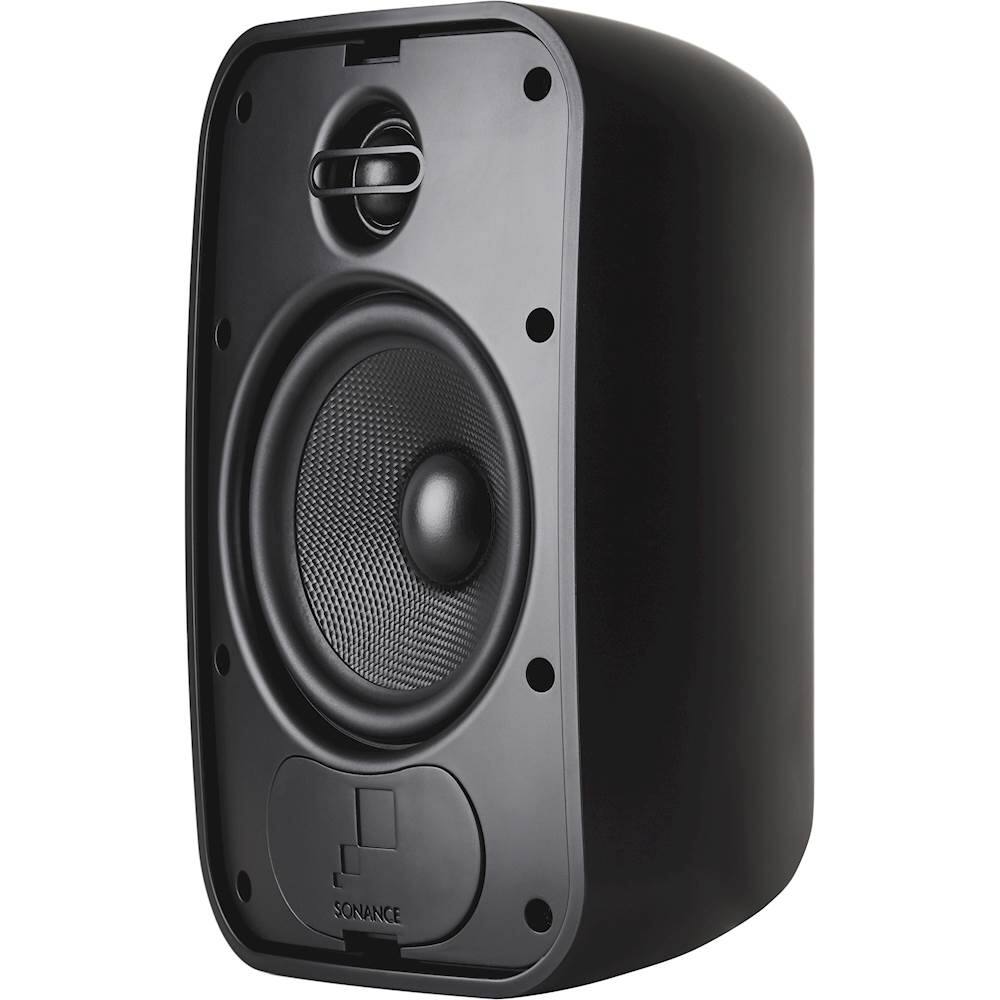 Left. Sonance - MARINER 54 - Mariner Series 5-1/4" 2-Way Outdoor Surface Mount Speakers (Pair) - Black.