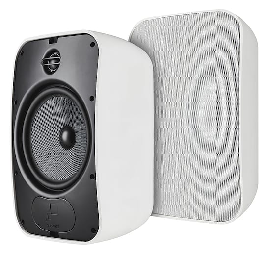 Front. Sonance - MARINER 86 - Mariner 8" 2-Way Outdoor Surface Mount Speakers (Pair) - Paintable White.