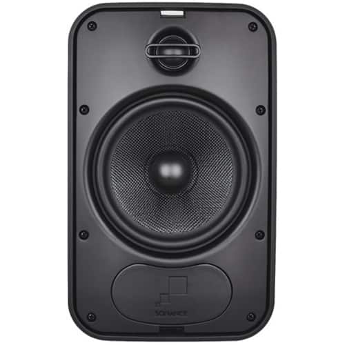 Angle. Sonance - MARINER 66 - Mariner Series 6-1/2" 2-Way Outdoor Surface Mount Speakers (Pair) - Black.