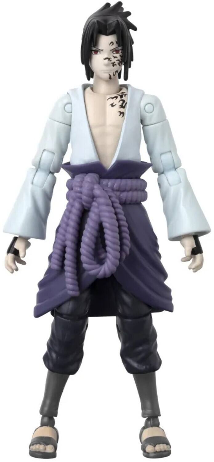 Alt View 4. Bandai - Bandai - Naruto - Anime Heroes: Beyond - Sasuke Uchiha Curse Mark Transformation Action Figure Set   - COLLECTIBLES - Multicolor.