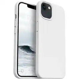 Entronix - Case Compatible with iPhone 17e - Soft-Touch Liquid Silicone - White