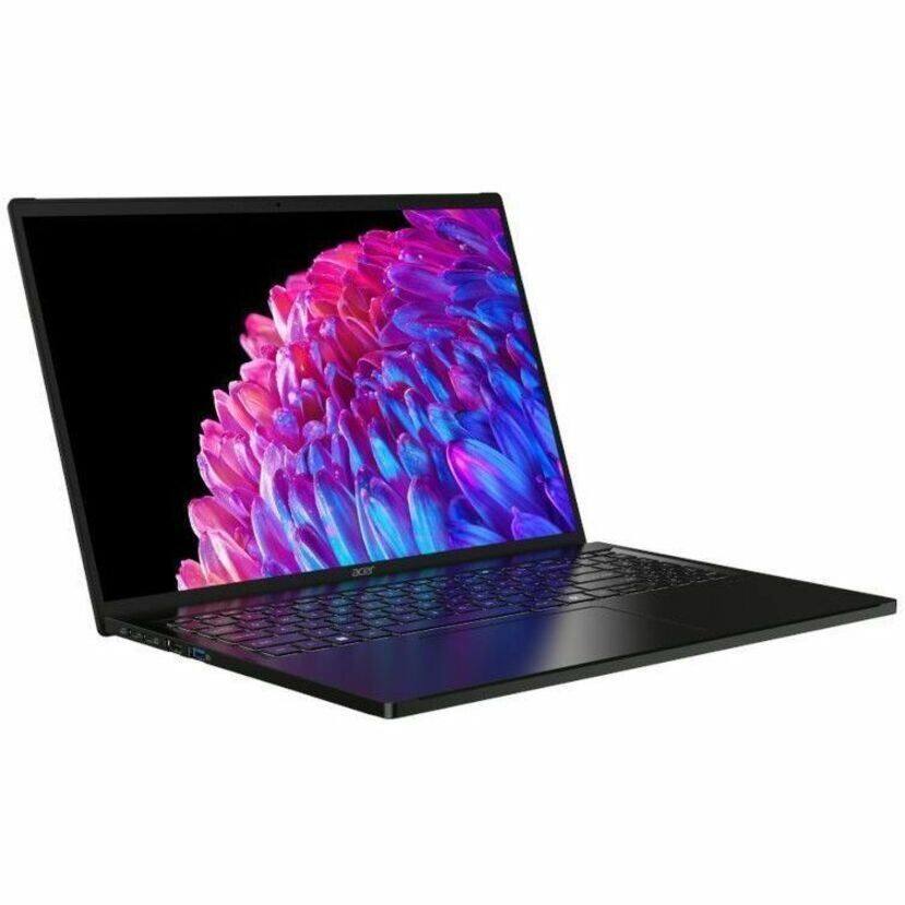 Angle. Acer - Swift Edge 16 SFE16-44-R8HM Notebook - Black.