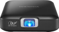 Front Zoom. Insignia™ - Slim-line Pico WVGA DLP Projector - Black.