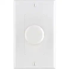 Front. Sonance - VC30R - 30W Volume Control In-wall Rotary (Each) - White.