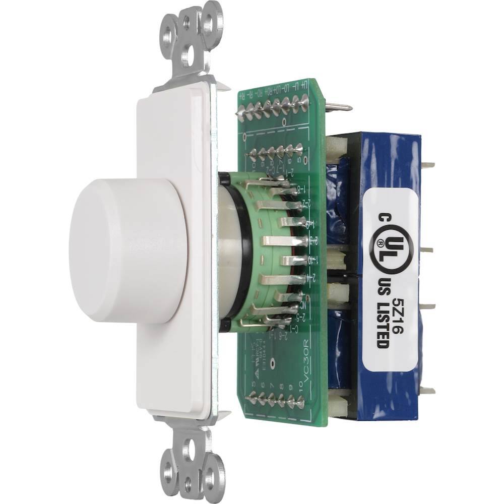 Alt View 12. Sonance - VC30R - 30W Volume Control In-wall Rotary (Each) - White.