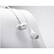 Left. NuForce - BE2 Wireless In-Ear Headphones - Frost White.