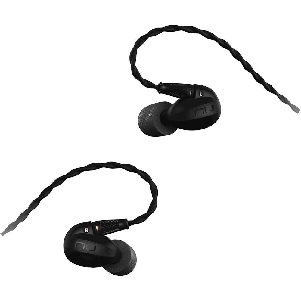 Front. NuForce - HEM6 Wired In-Ear Headphones - Black.