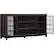 Alt View 11. Twin Star Home - Uptown Loft Collection TV Cabinet for Most TVs Up to 60" - Saw Cut Espresso/Matte Black.