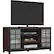 Alt View 12. Twin Star Home - Uptown Loft Collection TV Cabinet for Most TVs Up to 60" - Saw Cut Espresso/Matte Black.