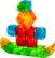 Alt View 12. Magna-Tiles - Magna-Qubix - Red/Orange/Yellow/Green/Blue.