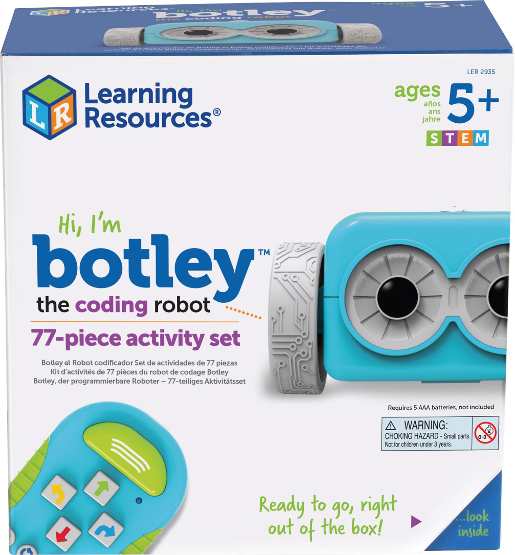 5+ 78 Piece Educational Toy Learning Resources Botley 2.0 The Coding Robot
