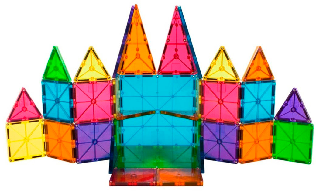 Magna-Tiles Magna-Tiles® Clear Colors 37-Piece Set 14837 - Best Buy