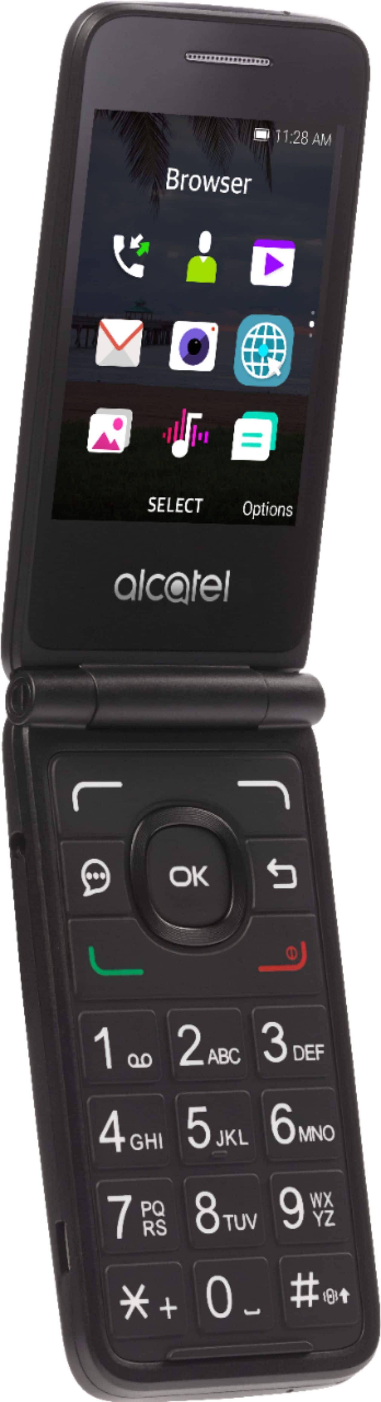 Angle. Alcatel - MYFLIP A405DL - Gray.