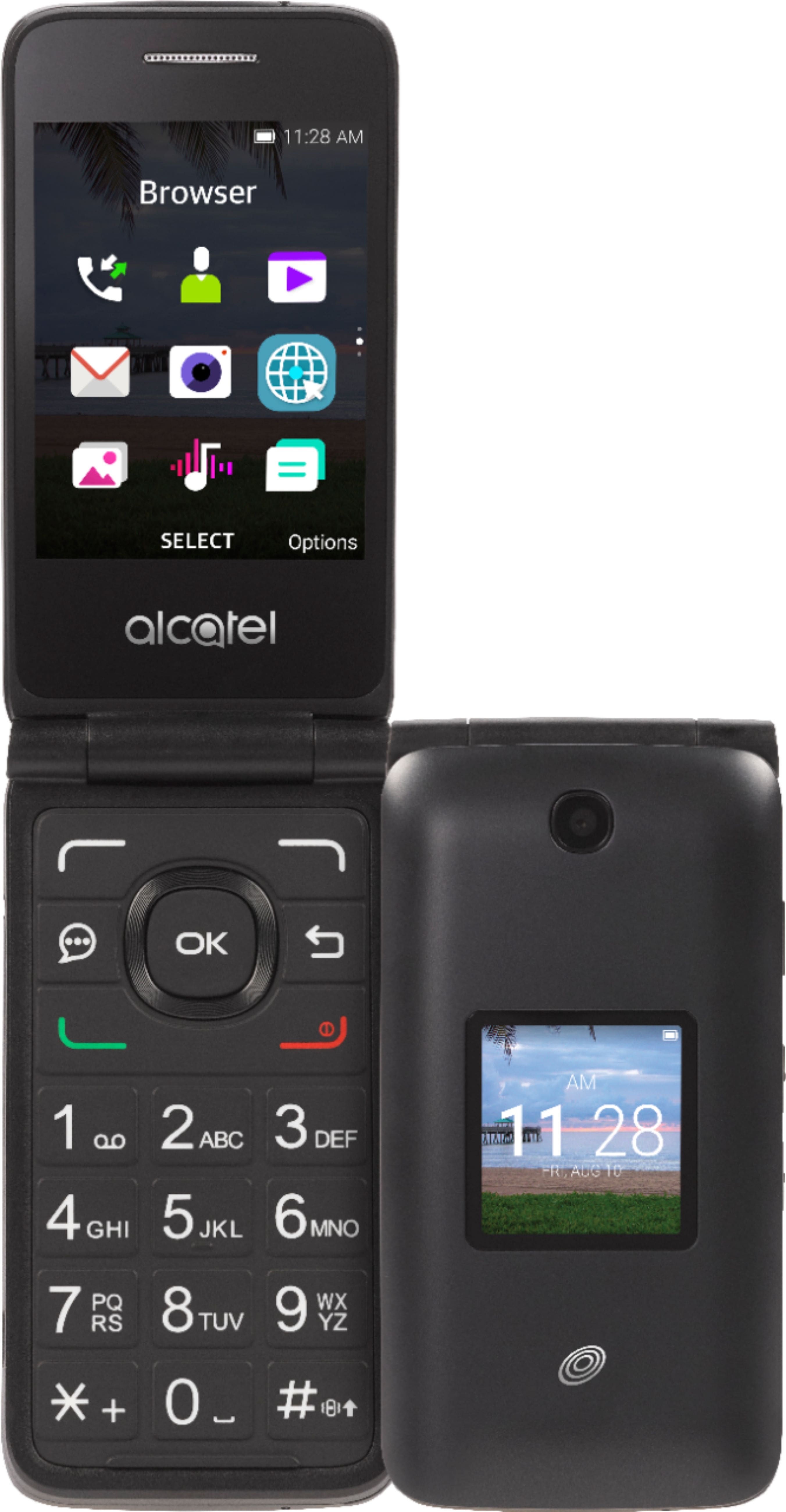Alt View 11. Alcatel - MYFLIP A405DL - Gray.