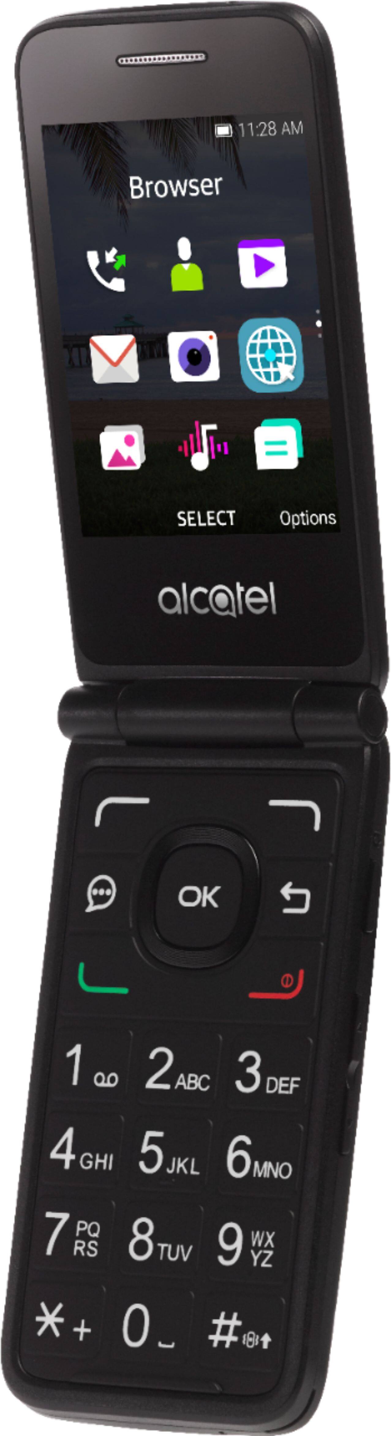 Left. Alcatel - MYFLIP A405DL - Gray.