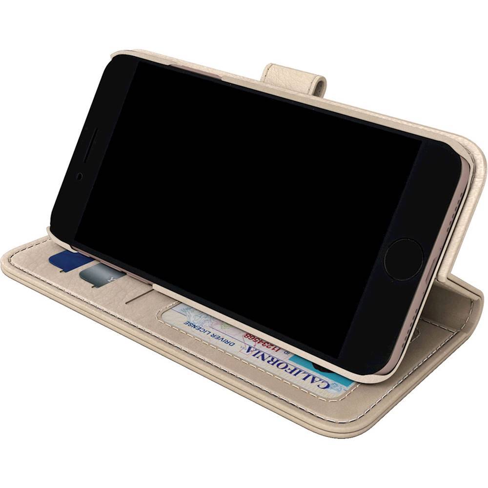Alt View 14. Skech - Polo Book Wallet Case for Apple® iPhone® 6s, 7 and 8 - Champagne.