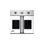 Front. Viking - Professional 7 Series 29.5" Built-In Single Electric Convection Wall Oven - White.