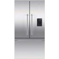 Fisher & Paykel - ActiveSmart 20.1 Cu. Ft. French Door Refrigerator - Brushed Stainless Steel - Front_Zoom