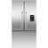 Front. Fisher & Paykel - ActiveSmart 20.1 Cu. Ft. French Door Refrigerator - Brushed Stainless Steel.