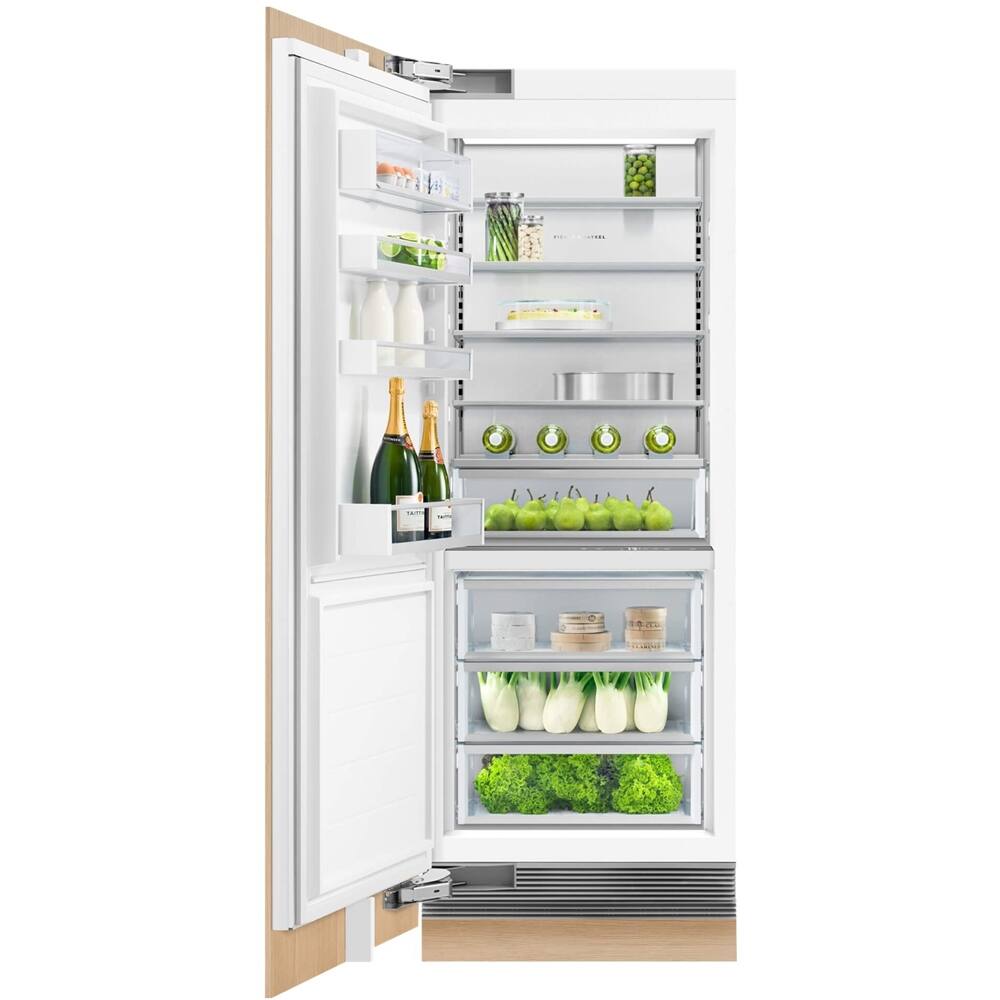 Alt View 13. Fisher & Paykel - ActiveSmart 16.3 Cu. Ft. Built-In Refrigerator - Custom Panel Ready.