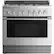 Front. Fisher & Paykel - 5.3 Cu. Ft. Freestanding Gas Convection Range - Stainless steel.